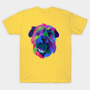 Colorful dog rainbow T-Shirt